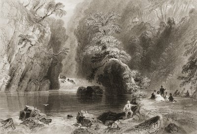 Der Dargle River, County Wicklow, aus 