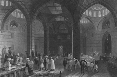 Der Große Khan in Damaskus von William Henry Bartlett