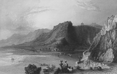 Der Nahr-el-Kelb oder Fluss des Hundes, der die Patriarchate von Jerusalem und Antiochia trennt von William Henry Bartlett