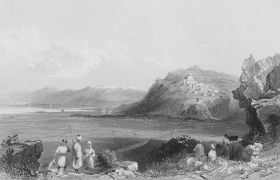 Zarephath oder Zarapha, das antike Sarepta, eine Stadt von Sidon von William Henry Bartlett