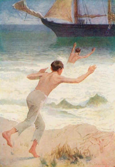 Ich sprang über Bord im selben Moment, als Jack ins Meer sprang von William Henry Charles Groome