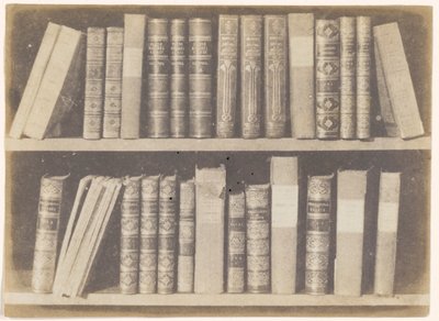 Eine Szene in einer Bibliothek, Platte VIII aus dem Bleistift der Natur von William Henry Fox Talbot