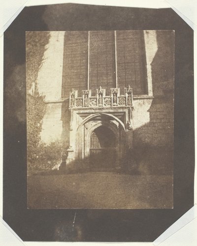 Alte Tür, Magdalen College, Oxford von William Henry Fox Talbot