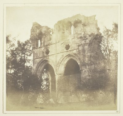 Das Grab von Sir W. Scott in der Abtei Dryburgh von William Henry Fox Talbot