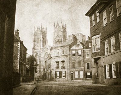 Westfront, York Minster, von Lendall Street von William Henry Fox Talbot