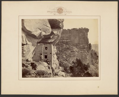 Antike Ruinen im Canyon des Mancos, Colorado von William Henry Jackson