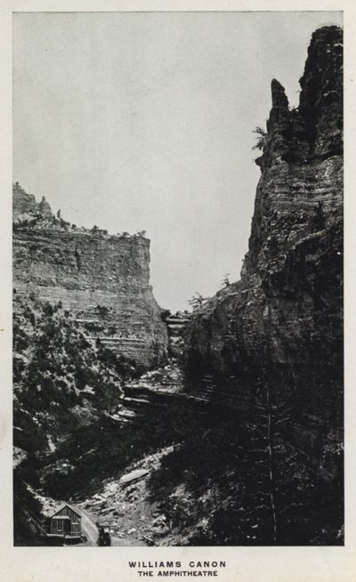 Canyons von Colorado: Williams Canon, Das Amphitheater von William Henry Jackson
