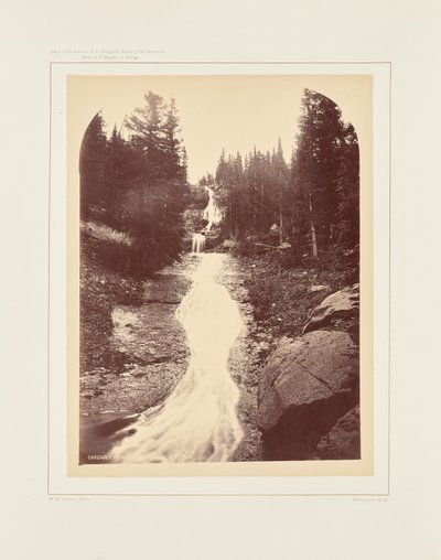 Wasserfall vom Mount Blackmore von William Henry Jackson