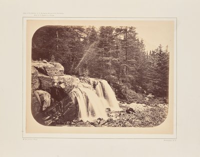 Wasserfall vom Mount Blackmore von William Henry Jackson