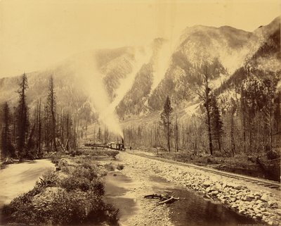 Chalk Creek Canyon von William Henry Jackson