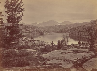 Fremonts Spitze in der Wind River Schlucht, Wyoming von William Henry Jackson