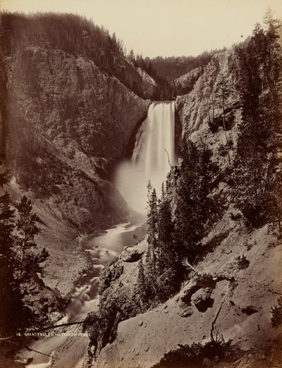 Große Wasserfälle des Yellowstone von William Henry Jackson