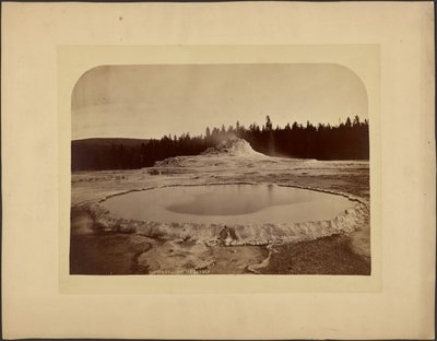 Heiße Quellen und Castle Geyser von William Henry Jackson
