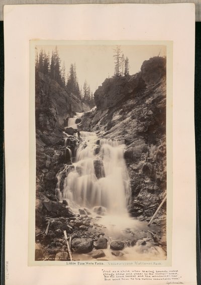 Kleiner Firehole-Wasserfall von William Henry Jackson