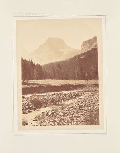 Palace Butte, in der Nähe von Mount Blackmore von William Henry Jackson