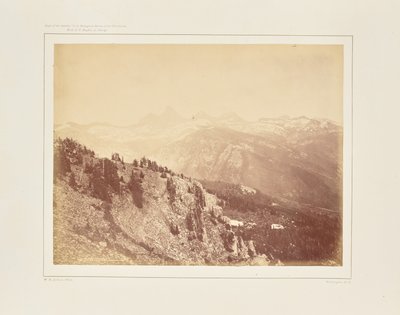 Panoramablick auf die Teton Range von William Henry Jackson