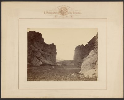 Das schöne Tor -- Garten der Götter, Colorado von William Henry Jackson