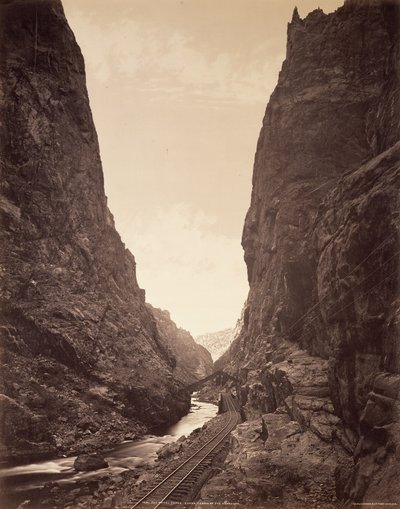 Die Königsschlucht, Grand Canyon des Arkansas von William Henry Jackson