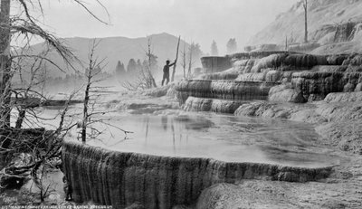 Yellowstone-Nationalpark Mammoth Hot Springs, ca. 1872 von William Henry Jackson