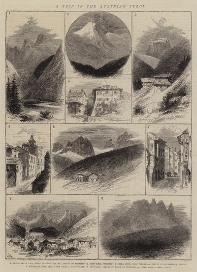 Eine Reise in Tirol, Österreich von William Henry James Boot