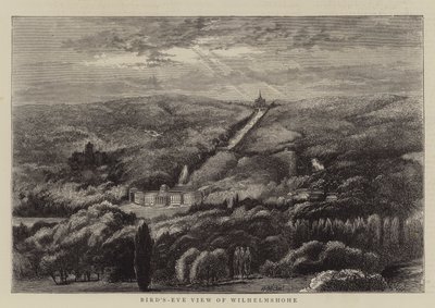 Vogelperspektive von Wilhelmshöhe von William Henry James Boot