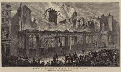 Brand des alten Pariser Opernhauses von William Henry James Boot