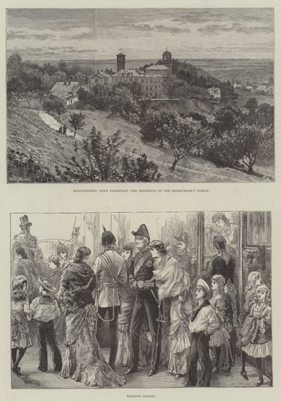 Königliche Hochzeit von Prinzessin Beatrice und Prinz Henry von Battenberg von William Henry James Boot
