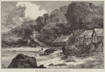 Szene des Mordes in Babbicombe, Süd-Devon von William Henry James Boot