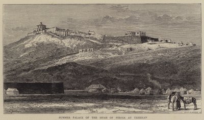 Sommerpalast des Schahs von Persien in Teheran von William Henry James Boot