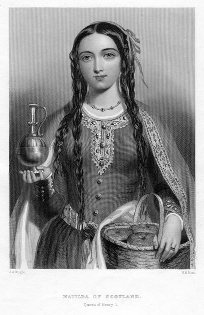 Matilda von Schottland, Königin von Heinrich I. von William Henry Mote