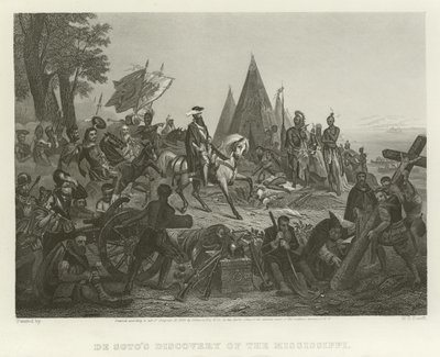 De Sotos Entdeckung des Mississippi von William Henry Powell