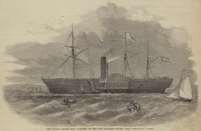 Das indische Reich, Postdampfer auf der neuen Atlantikroute von William Henry Prior