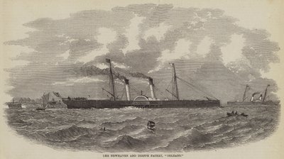 Die Newhaven und Dieppe Packet, Orleans von William Henry Prior