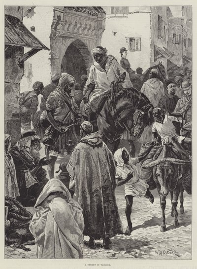Eine Straße in Tanger von William Heysham Overend