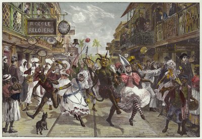 Karneval in Port of Spain, Trinidad von William Heysham Overend