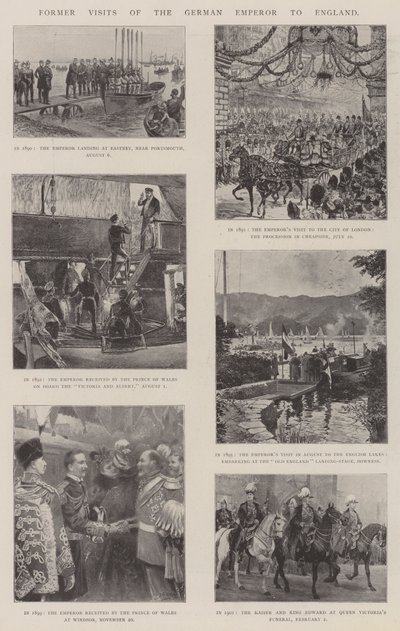 Frühere Besuche des deutschen Kaisers in England von William Heysham Overend