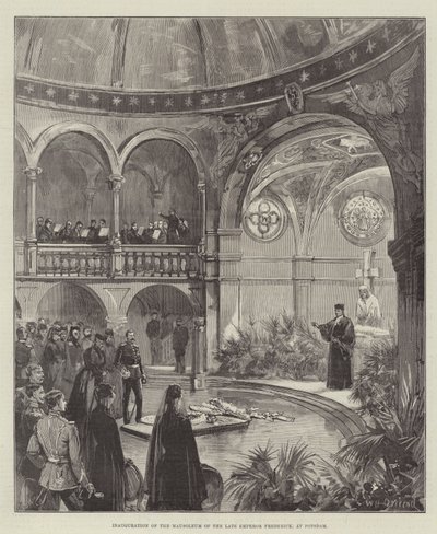 Einweihung des Mausoleums des verstorbenen Kaisers Friedrich in Potsdam von William Heysham Overend