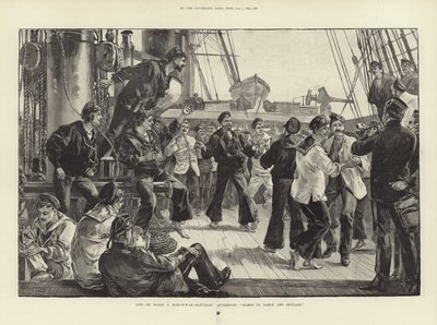 Leben an Bord eines Kriegsschiffs von William Heysham Overend