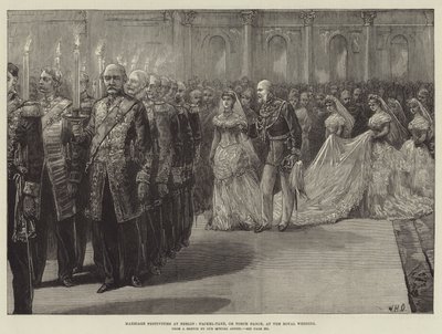 Hochzeitsfeierlichkeiten in Berlin, Fackeltanz bei der königlichen Hochzeit von William Heysham Overend