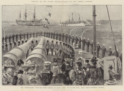 Eröffnung des Kaiser-Wilhelm-Kanals durch den Deutschen Kaiser von William Heysham Overend
