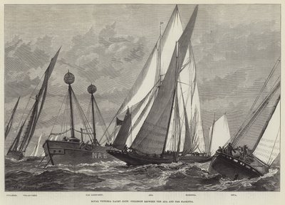 Royal Victoria Yacht Club, Kollision zwischen der Ada und der Florinda von William Heysham Overend