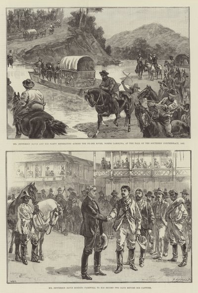 Szenen aus dem Leben von Jefferson Davis von William Heysham Overend