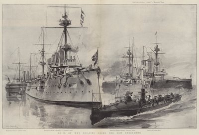 Kriegsschiffe im Bau nach dem neuen Programm von William Heysham Overend