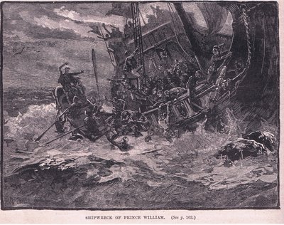 Schiffswrack von Prinz William AD 1120 von William Heysham Overend