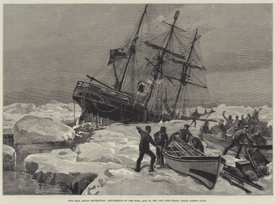 Die Eira-Arktis-Expedition, Untergang der Eira, 21. August 1881, vor Kap Flora, Franz-Joseph-Land von William Heysham Overend