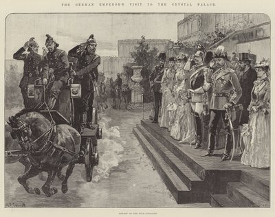 Der Besuch des deutschen Kaisers im Crystal Palace von William Heysham Overend