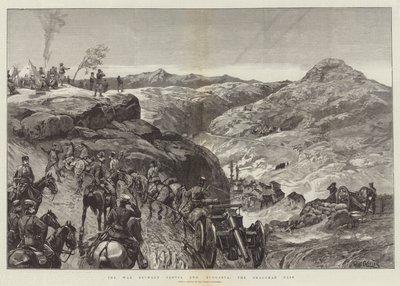 Der Krieg zwischen Serbien und Bulgarien, der Dragoman-Pass von William Heysham Overend