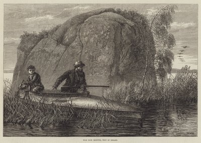 Wildentenjagd, Westirland von William Heysham Overend
