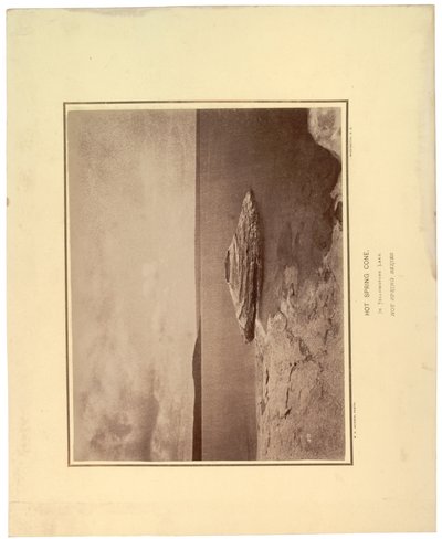 Heiße Quelle im Yellowstone-See, 1871 von William Hicks Jackson