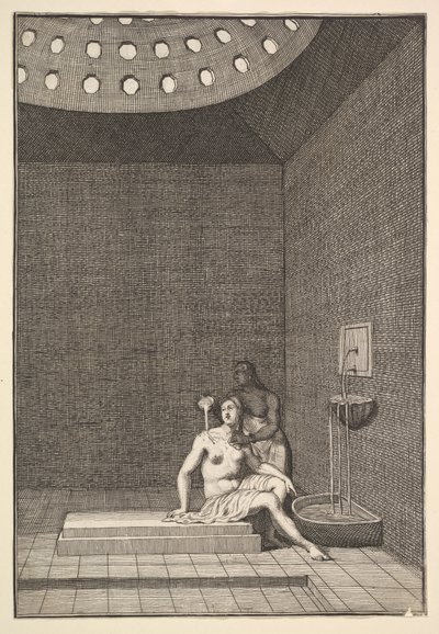 Ein türkisches Bad, Aubry de La Mottrayes Reisen durch Europa, Asien und in Teile von..., 1723-24 von William Hogarth